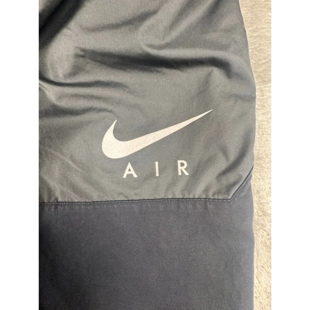 Nike Joggers Mens XXL Black Air Woven Track Pants Elastic Waist Tapered Cuff